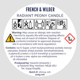 Radiant Peony Scented Candle