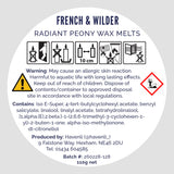 Radiant Peony Wax Melts