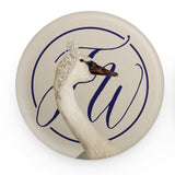Swan Button Badge