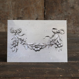 White Plaque Greeting Card