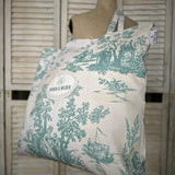 Jumbo Toile de Jouy Tote Bag