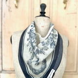 Swag design scarf - Blue