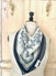 Swag design scarf - Blue