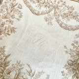 Swag design scarf - Mocha