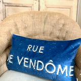Rue de Vendome Velvet Cushion